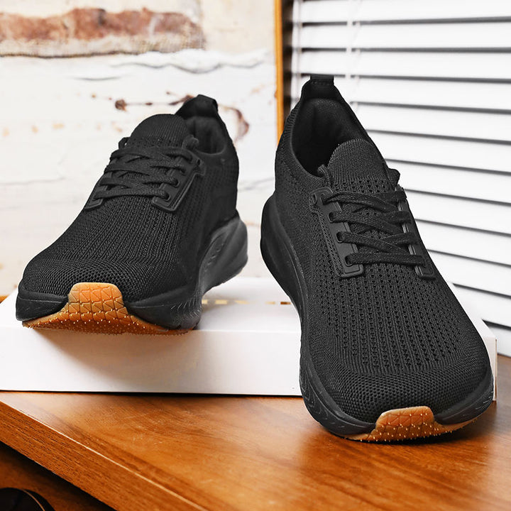 Orthizen Comfort 2.0 Black worn outdoors, gum outsole shown