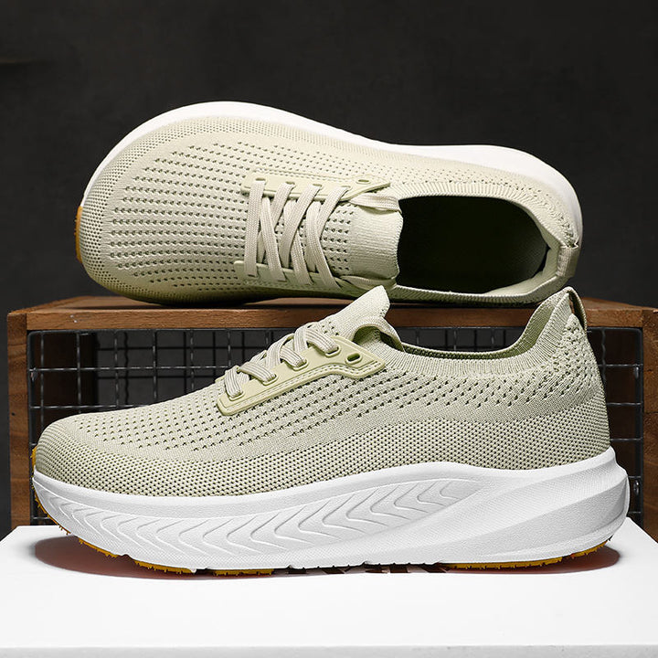 Orthizen Comfort 2.0 Beige pair stacked, top and side view
