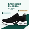 Orthizen™ 12-Hour Shift Shoes for All-Day Foot, Knee & Back Pain Relief Black