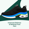 Orthizen™ 12-Hour Shift Shoes for All-Day Foot, Knee & Back Pain Relief Black
