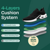 Orthizen™ 12-Hour Shift Shoes for All-Day Foot, Knee & Back Pain Relief Black