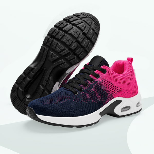 Orthizen™ 12-Hour Shift Shoes for All-Day Foot, Knee & Back Pain Relief (Pink Blue)